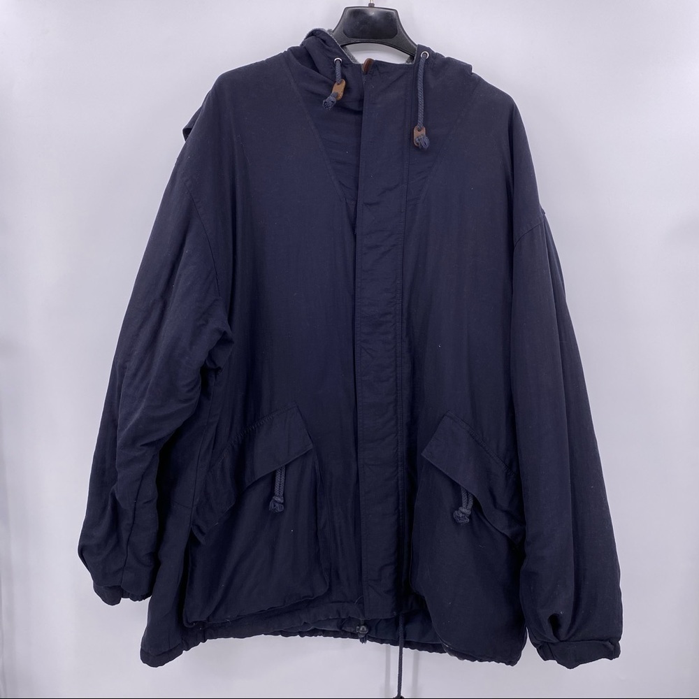 Vintage Abercrombie and Fitch Company Coat Navy Blue Men's Size XL
